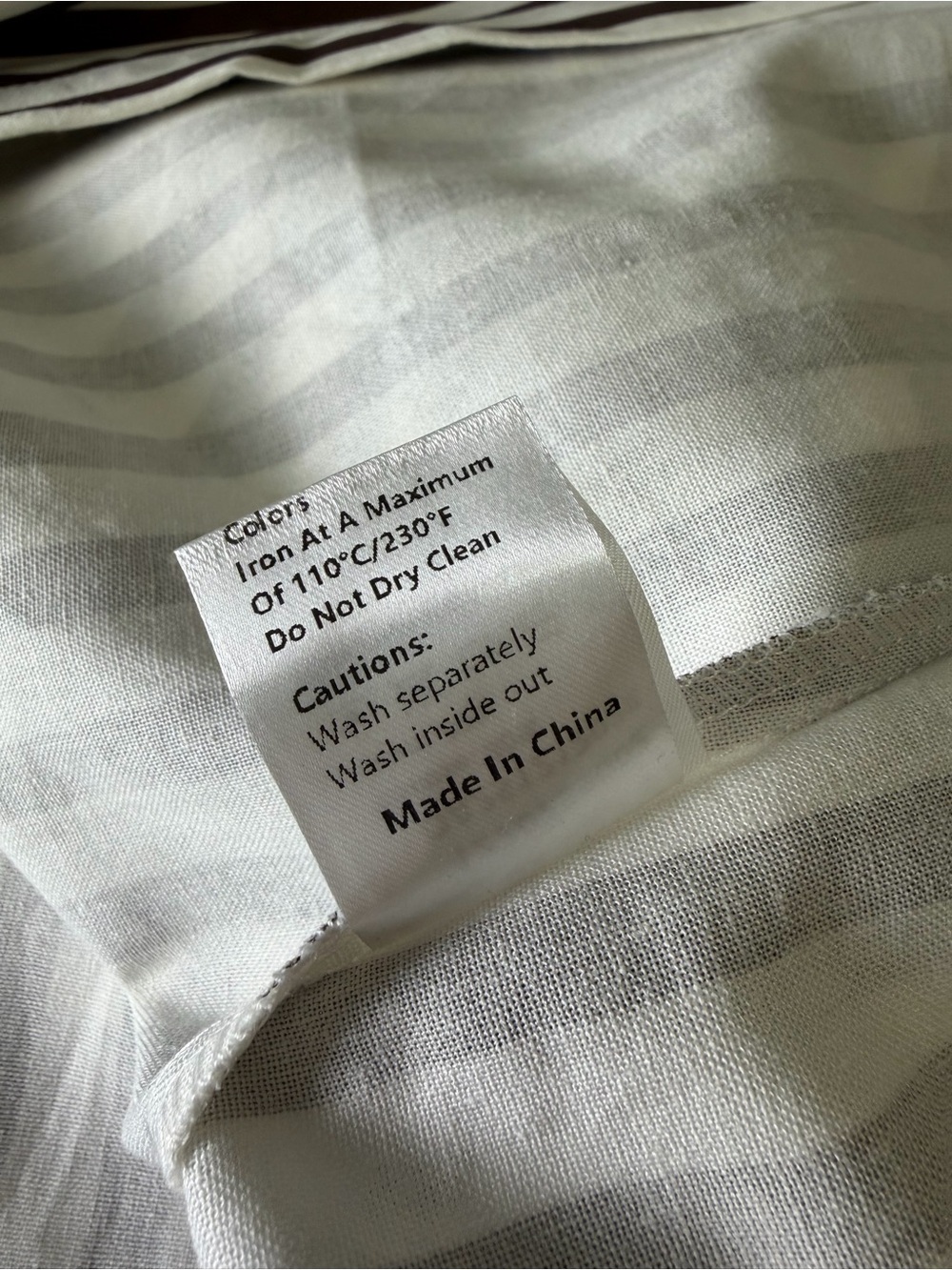Commense Brown Ivory Striped Linen Blend Tie Waist Maxi Midi Dress Small NWT - Picture 8 of 8